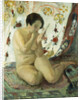 Seated Nude with a Mirror by Henri Lebasque
