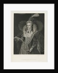 Lithograph of Queen Elizabeth by Anonymous
