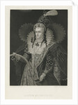 Lithograph of Queen Elizabeth by Anonymous