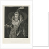 Lithograph of Queen Elizabeth by Anonymous