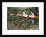 The Pink Rowing Boat by Claude Monet