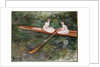 The Pink Rowing Boat by Claude Monet