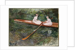 The Pink Rowing Boat by Claude Monet