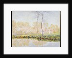 The Banks of the River Epte at Giverny by Claude Monet