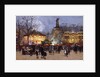 La Fete, Place de la Republique, Paris by Eugene Galien-Laloue