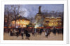 La Fete, Place de la Republique, Paris by Eugene Galien-Laloue