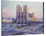 Notre-Dame de Paris, Vue du Quai Saint-Michel by Maximilien Luce