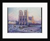 Notre-Dame de Paris, Vue du Quai Saint-Michel by Maximilien Luce