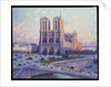 Notre-Dame de Paris, Vue du Quai Saint-Michel by Maximilien Luce