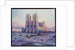 Notre-Dame de Paris, Vue du Quai Saint-Michel by Maximilien Luce