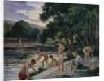 Bathers on the Banks of the Cure by Maximilien Luce
