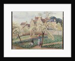 Plum Trees in Blossom by Camillle Pissarro
