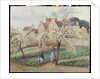 Plum Trees in Blossom by Camillle Pissarro