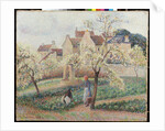 Plum Trees in Blossom by Camillle Pissarro