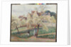 Plum Trees in Blossom by Camillle Pissarro