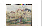 Plum Trees in Blossom by Camillle Pissarro