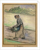 Peasant with Firewood by Camillle Pissarro