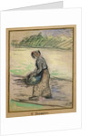 Peasant with Firewood by Camillle Pissarro