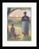Country Women Chatting, Sunset, Eragny by Camillle Pissarro