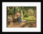 Washerwoman at Eragny by Camillle Pissarro