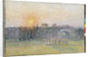Sunset, Bazincourt by Camillle Pissarro
