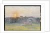 Sunset, Bazincourt by Camillle Pissarro