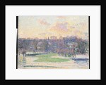 Flood at Sunset by Camillle Pissarro