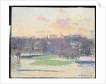 Flood at Sunset by Camillle Pissarro