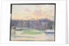 Flood at Sunset by Camillle Pissarro