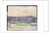 Flood at Sunset by Camillle Pissarro
