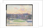 Flood at Sunset by Camillle Pissarro