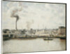 Quay at Saint-Sever, Rouen by Camillle Pissarro