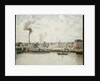 Quay at Saint-Sever, Rouen by Camillle Pissarro