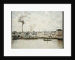 Quay at Saint-Sever, Rouen by Camillle Pissarro