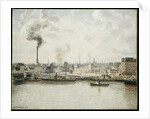 Quay at Saint-Sever, Rouen by Camillle Pissarro
