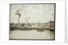 Quay at Saint-Sever, Rouen by Camillle Pissarro