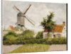 Windmill at Knock, Belgium by Camillle Pissarro