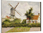 Windmill at Knock, Belgium by Camillle Pissarro