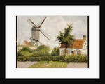 Windmill at Knock, Belgium by Camillle Pissarro