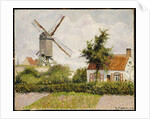 Windmill at Knock, Belgium by Camillle Pissarro