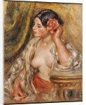 Gabrielle a sa Coiffure by Pierre-Auguste Renoir