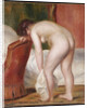Female Nude Drying Herself by Pierre-Auguste Renoir