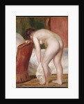Female Nude Drying Herself by Pierre-Auguste Renoir