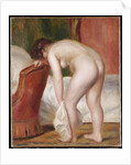 Female Nude Drying Herself by Pierre-Auguste Renoir