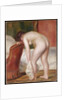 Female Nude Drying Herself by Pierre-Auguste Renoir