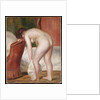 Female Nude Drying Herself by Pierre-Auguste Renoir