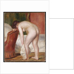 Female Nude Drying Herself by Pierre-Auguste Renoir