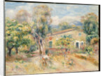 Collettes Farmhouse, Cagnes by Pierre-Auguste Renoir