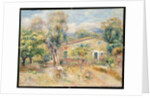 Collettes Farmhouse, Cagnes by Pierre-Auguste Renoir