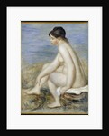 A Seated Bather by Pierre-Auguste Renoir